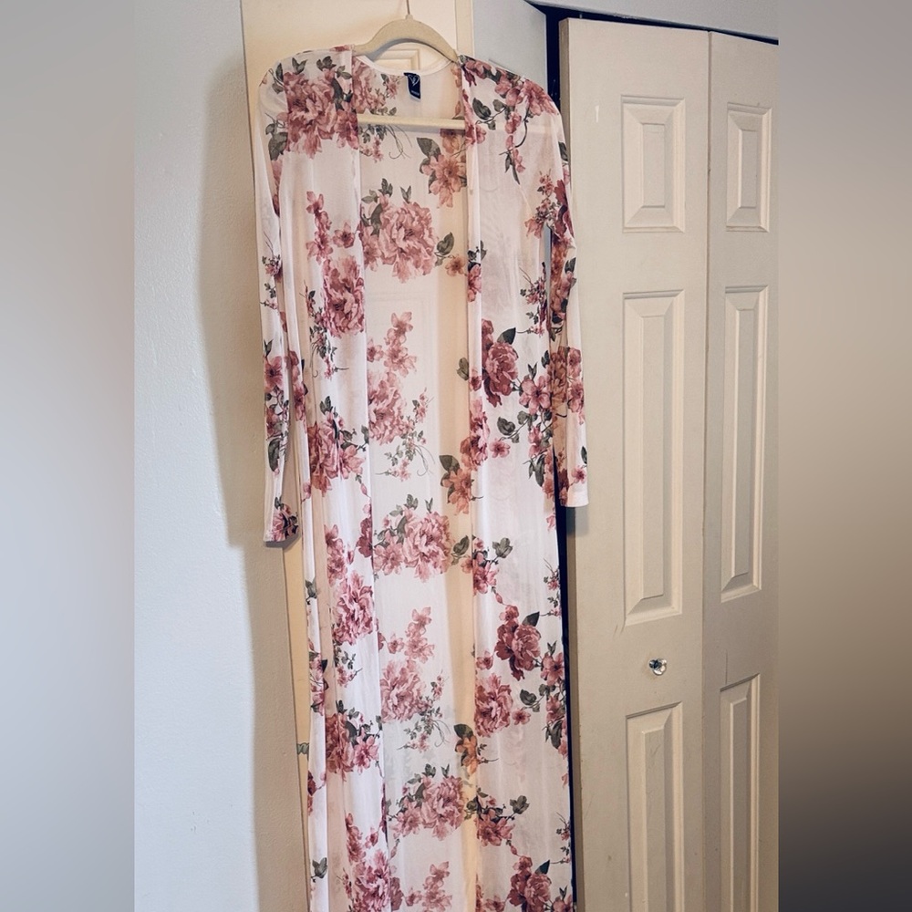 Floral Long Sleeve Maxi Dress
